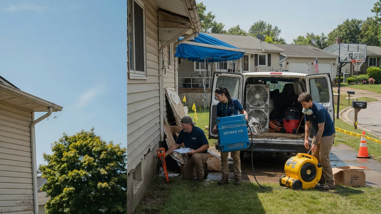 Ceiling Leak Cleanup in Boonville, IN near me