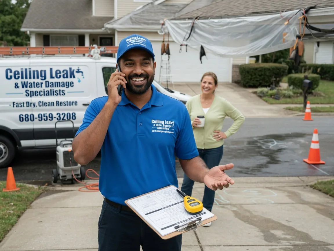 Ceiling Leak Cleanup Boonville, IN FAQs